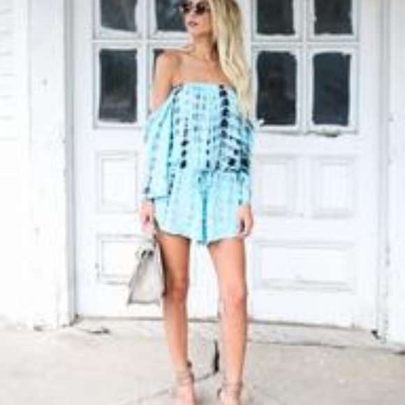 Vici Tops - BNWOT Savannah Tie Dye Romper